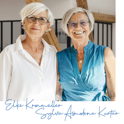 Elke Kronmüller und Sylvia Asmodena Kurtar
